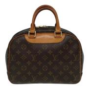 Louis Vuitton Vintage Pre-owned Canvas handvskor Brown, Dam