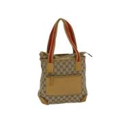 Gucci Vintage Pre-owned Canvas handvskor Beige, Dam