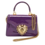 Dolce & Gabbana Pre-owned Pre-owned Laeder handvskor Purple, Dam