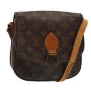 Louis Vuitton Vintage Pre-owned Canvas louis-vuitton-vskor Brown, Dam