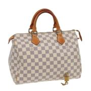 Louis Vuitton Vintage Pre-owned Canvas handvskor Beige, Dam