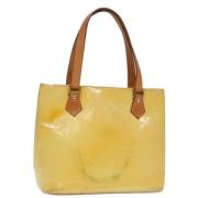 Louis Vuitton Vintage Pre-owned Laeder handvskor Yellow, Dam