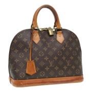 Louis Vuitton Vintage Pre-owned Canvas handvskor Brown, Dam