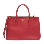 Prada Vintage Pre-owned Laeder handvskor Red, Dam