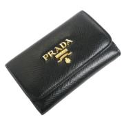 Prada Vintage Pre-owned Laeder plnbcker Black, Dam