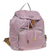 Prada Vintage Pre-owned Nylon ryggsckar Pink, Dam