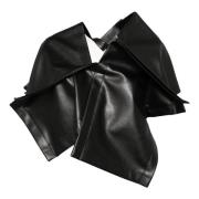 Comme des Garçons Svart Asymmetrisk V-ringad Jacka Black, Dam