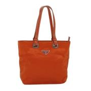 Prada Vintage Pre-owned Nylon prada-vskor Orange, Dam