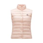 Moncler Liane Vest med Dun och Fjäder Pink, Dam