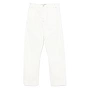 Jacquemus Vita Bomull Tapered Jeans White, Herr