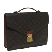 Louis Vuitton Vintage Pre-owned Canvas portfljer Brown, Dam