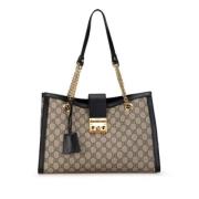 Gucci Vintage Pre-owned Laeder gucci-vskor Beige, Dam