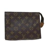 Louis Vuitton Vintage Pre-owned Canvas necessrer Brown, Dam