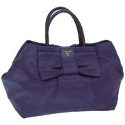 Prada Vintage Pre-owned Nylon prada-vskor Purple, Dam