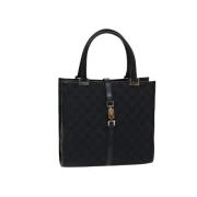 Gucci Vintage Pre-owned Canvas gucci-vskor Black, Dam