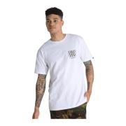 Vans Vit Bomull T-shirt - Tryckt Logotyp White, Herr