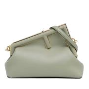 Fendi Vintage Pre-owned Laeder axelremsvskor Green, Dam