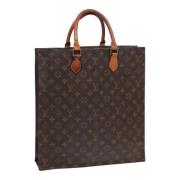 Louis Vuitton Vintage Pre-owned Canvas handvskor Brown, Dam