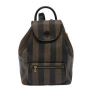 Fendi Vintage Pre-owned Belagd canvas ryggsckar Multicolor, Dam