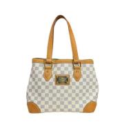 Louis Vuitton Vintage Pre-owned Canvas axelremsvskor White, Dam