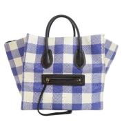 Celine Vintage Pre-owned Tyg handvskor Blue, Dam