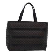 Celine Vintage Pre-owned Canvas handvskor Black, Dam