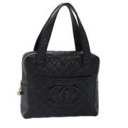 Chanel Vintage Pre-owned Laeder handvskor Black, Dam