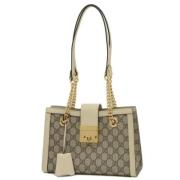 Gucci Vintage Pre-owned Laeder gucci-vskor Beige, Dam