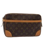 Louis Vuitton Vintage Pre-owned Canvas kuvertvskor Brown, Dam