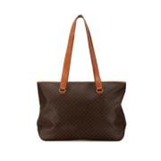 Celine Vintage Pre-owned Tyg totevskor Brown, Dam