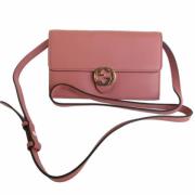 Gucci Vintage Pre-owned Laeder gucci-vskor Pink, Dam