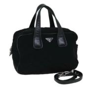 Prada Vintage Pre-owned Canvas prada-vskor Black, Dam