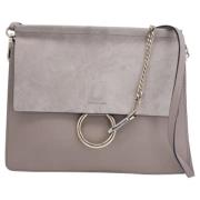 Chloé Pre-owned Pre-owned Laeder crossbodyvskor Gray, Dam