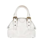 Burberry Vintage Pre-owned Laeder handvskor White, Dam