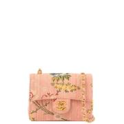 Chanel Vintage Pre-owned Tyg chanel-vskor Pink, Dam