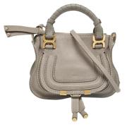 Chloé Pre-owned Pre-owned Laeder handvskor Gray, Dam