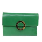 Celine Vintage Pre-owned Laeder celine-vskor Green, Dam