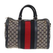 Gucci Vintage Pre-owned Canvas resvskor Multicolor, Dam