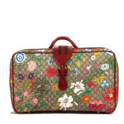 Gucci Vintage Pre-owned Belagd canvas resvskor Multicolor, Dam