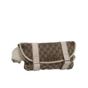 Gucci Vintage Pre-owned Canvas gucci-vskor Beige, Dam