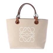 Loewe Pre-owned Pre-owned Tyg handvskor Beige, Dam