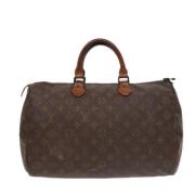 Louis Vuitton Vintage Pre-owned Canvas handvskor Brown, Dam