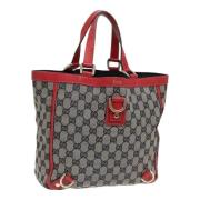 Gucci Vintage Pre-owned Canvas handvskor Gray, Dam