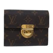 Louis Vuitton Vintage Pre-owned Canvas handvskor Brown, Dam