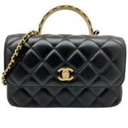 Chanel Vintage Pre-owned Laeder chanel-vskor Black, Dam