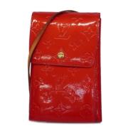 Louis Vuitton Vintage Pre-owned Tyg plnbcker Red, Dam