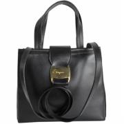 Salvatore Ferragamo Pre-owned Pre-owned Laeder handvskor Black, Dam