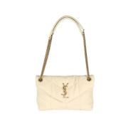 Yves Saint Laurent Vintage Pre-owned Mocka axelremsvskor Beige, Dam