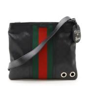 Gucci Vintage Pre-owned Canvas crossbodyvskor Black, Dam