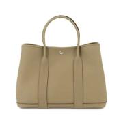 Hermès Vintage Pre-owned Laeder handvskor Beige, Dam